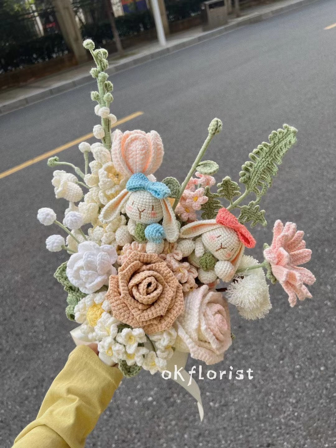Bridal Bouquet Bouquet Handmade Crochet Flower Bouquet Gift