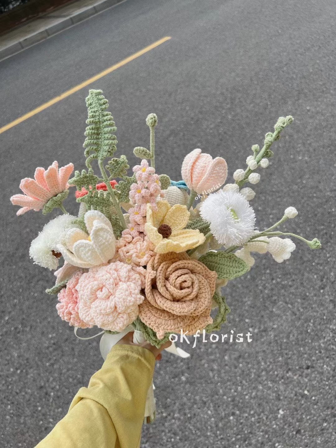 Bridal Bouquet Bouquet Handmade Crochet Flower Bouquet Gift