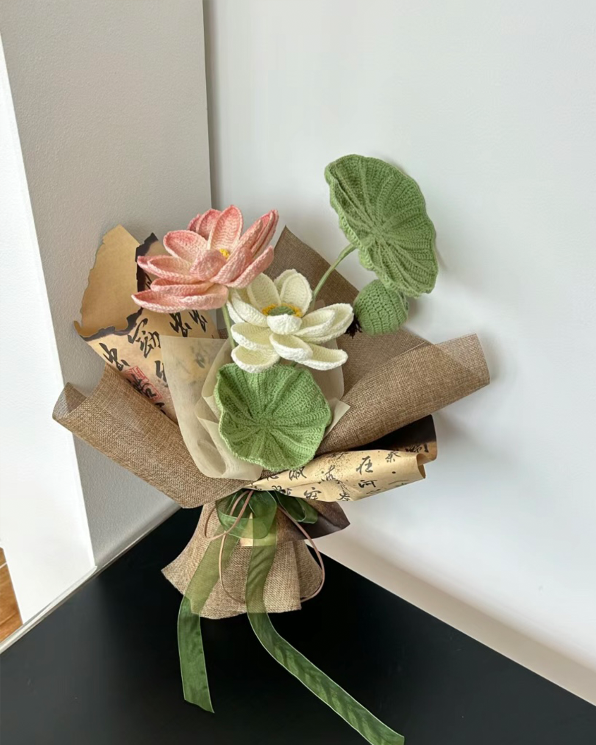 Customers Bouquet Handmade Crochet Flower Bouquet Gift