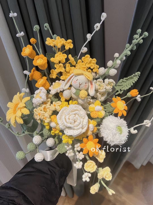 Bridal Bouquet Bouquet Handmade Crochet Flower Bouquet Gift