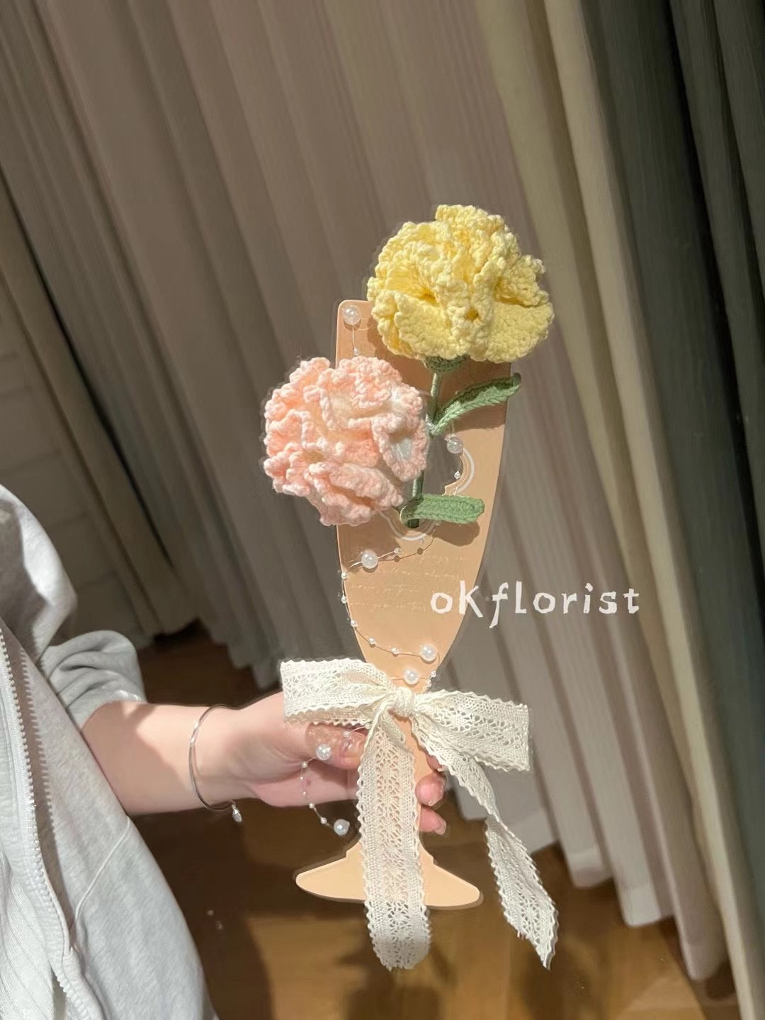 Mother's Day Bouquet Handmade Crochet Flower Bouquet Gift
