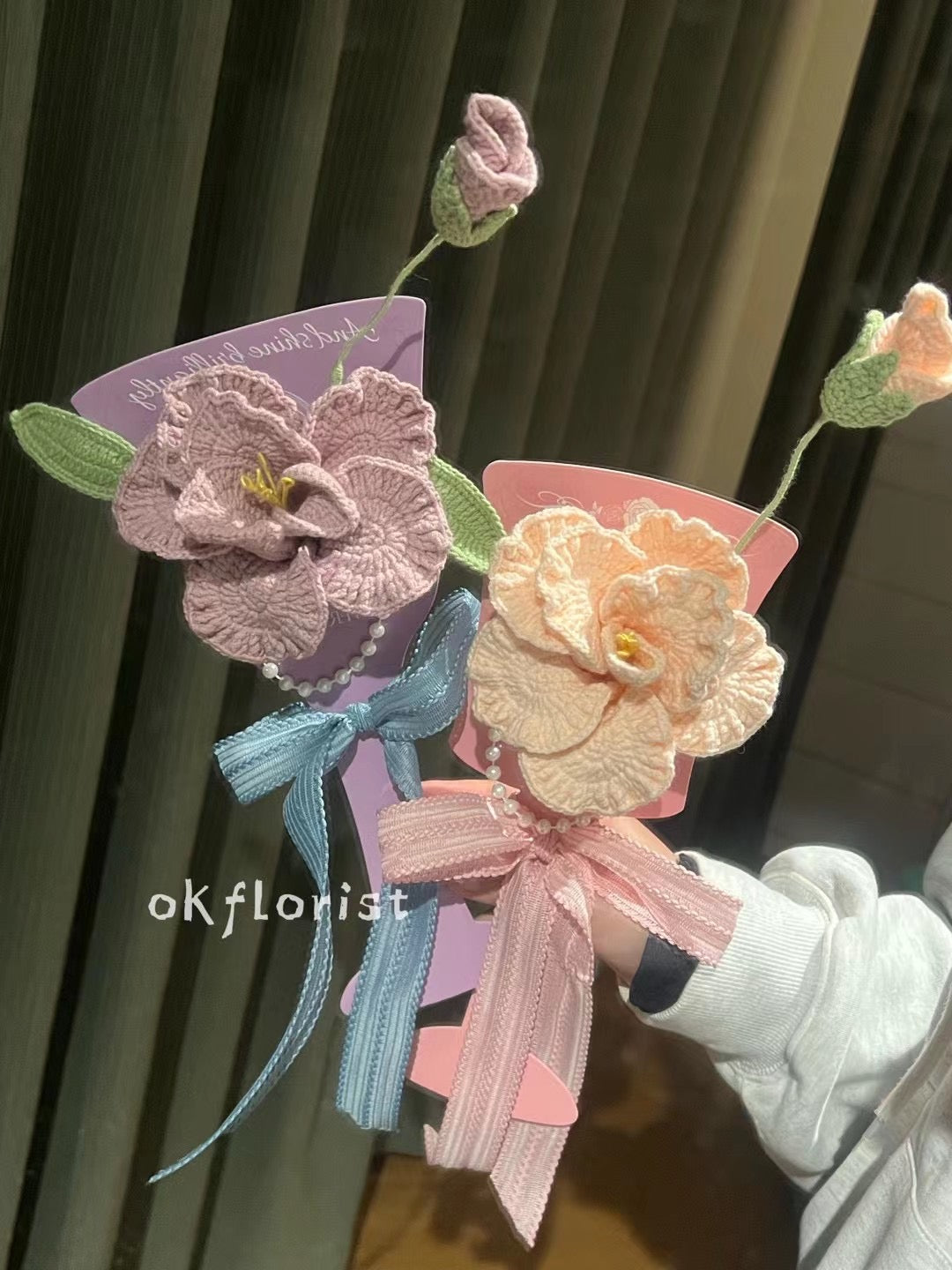 Mother's Day Bouquet Handmade Crochet Flower Bouquet Gift
