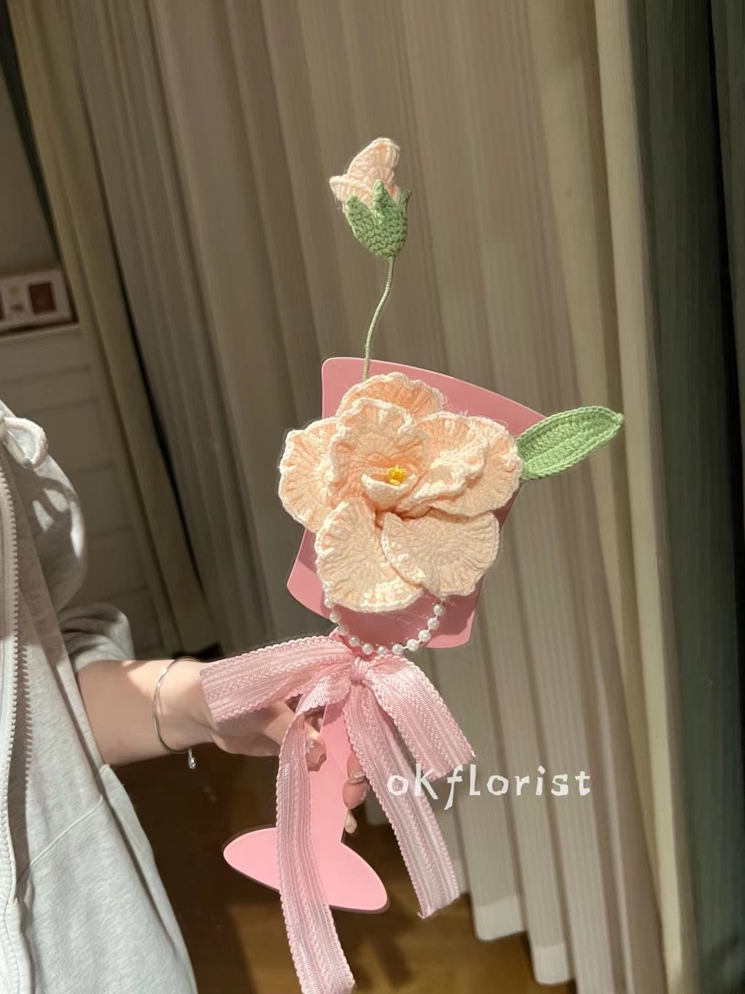Mother's Day Bouquet Handmade Crochet Flower Bouquet Gift