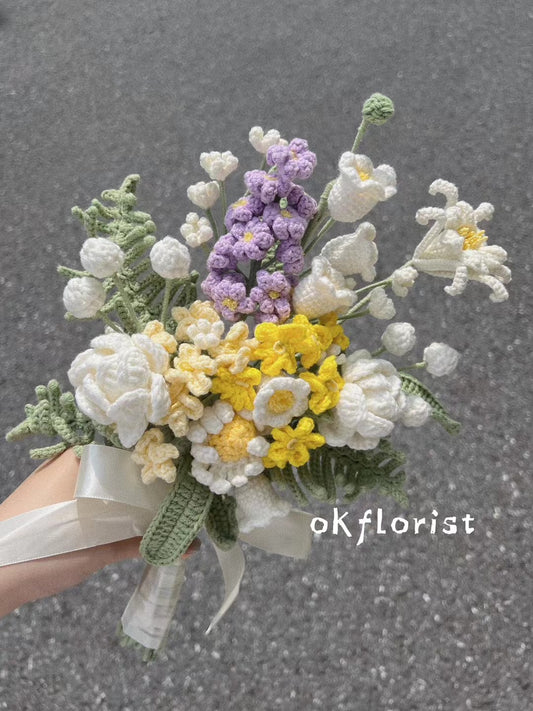 Bridal Bouquet Bouquet Handmade Crochet Flower Bouquet Gift